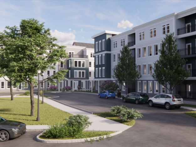 Railroad Square Rendering of Exterior