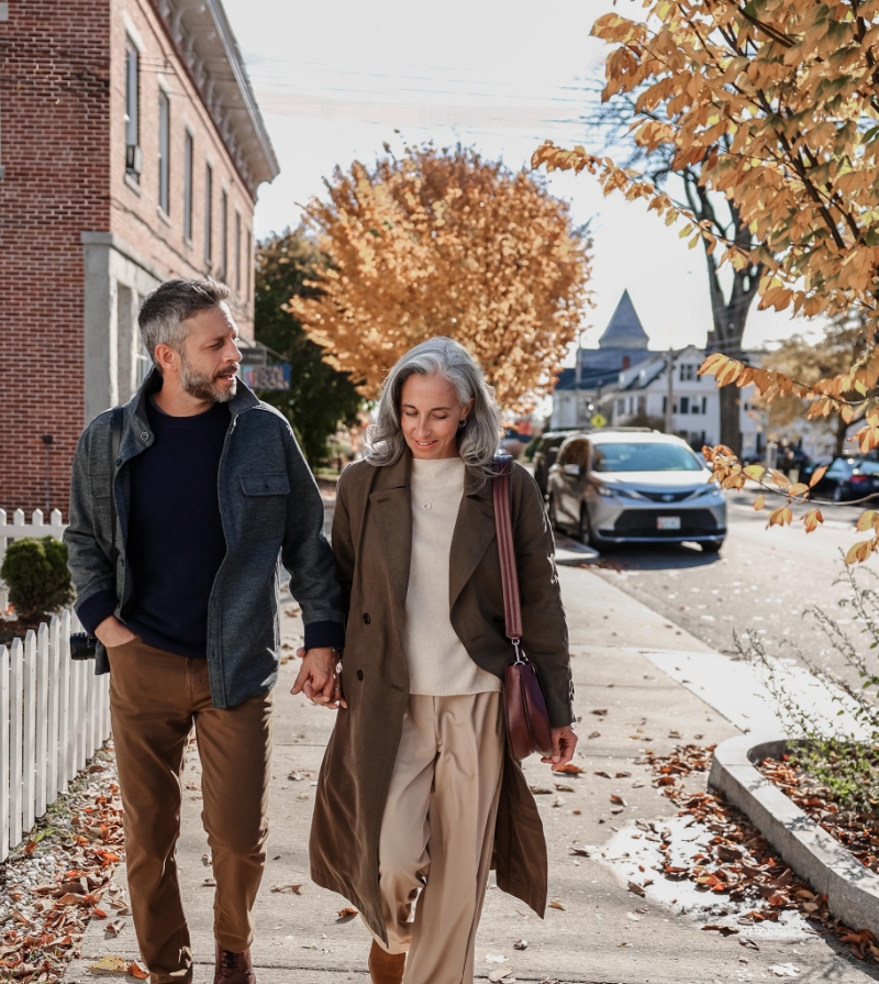 Historic Main Street in Yarmouth, Maine